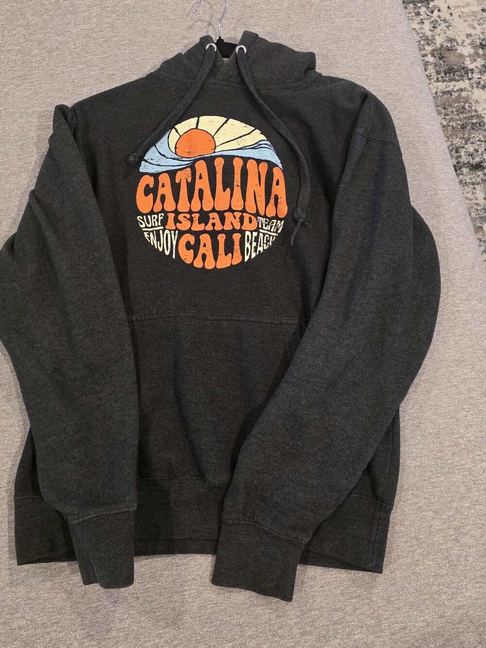 Catalina Island Graphic Hoodie - Charcoal